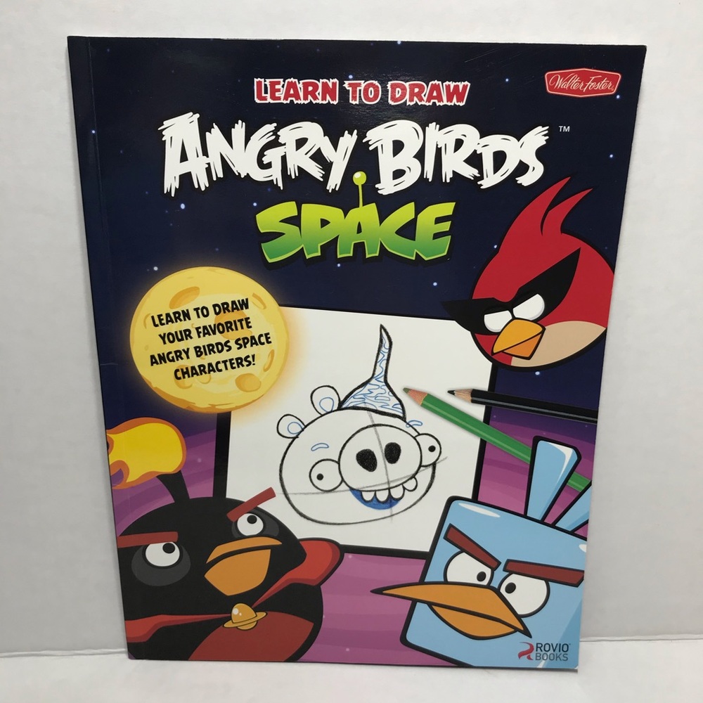 ♦️$3♦️ Learn To Draw Angry Birds Space book